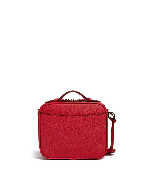 The back of the red Madison Mini bag