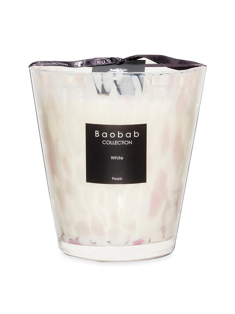 Pearls White Max 16 Candle